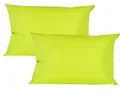 Produktbild: JACK 2er Set 40x60cm Outdoor Kissenhülle Kissenbezug Wasserfest Sitzkissen Lounge Kissen Garten Stuhl Lotus Effekt, Farbe:Limette