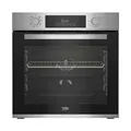Produktbild: Beko BBIM12300X b300 Einbau-Backofen, 60 cm Backofen, 72 l Volumen, Dampfreinigung SteamShine, 8 Heizarten, AeroPerfect für gleichmäßiges Backen, Multifunktionsofen, Edelstahl