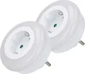 Produktbild: GRUNDIG LED-Nachtlicht, 2 Stück, 3 LEDs, Sensor/Steckdose