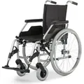 Produktbild: Meyra Rollstuhl Budget 9.050, Steckachse, Seitenteile 577, silverline, PU>>>>SB 46 cm