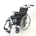 Produktbild: Rollstuhl + elektrische Schiebehilfe mit neuen Akkus Faltbar Sitzbreite 42cm