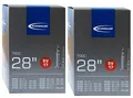 Produktbild: 2x Schwalbe SV17 SV 17 Schlauch 28 x 1,2 - 1,75 28/47-622 OVP, Schwarz
