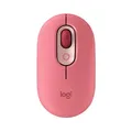 Produktbild: Logitech POP Mouse, Kabellose Maus mit anpassbaren Emojis, SilentTouch-Technologie, Präzises/schnelles Scrollen, Kompakt, Bluetooth, Multi-Device, OS-kompatibel - Pink