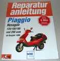 Produktbild: Reparaturanleitung Piaggio Hexagon 125 / 150 / 180 und 250 ccm ab 1995 Buch NEU