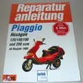 Produktbild: Reparaturanleitung Piaggio Hexagon 125 / 150 / 180 und 250 ccm ab 1995 Buch NEU
