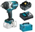 Produktbild: Makita DTW1002Z Akku-Schlagschrauber 18V 1000Nm + 1x Akku 5Ah + Lader + Koffer