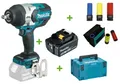 Produktbild: Makita DTW1002Z Akku-Schlagschrauber 18V 1000Nm + 1x Akku 5Ah + Koffer + Zubehör