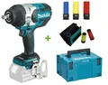 Produktbild: Makita DTW1002Z Akku-Schlagschrauber 18V DTW1002 1000Nm + Koffer + Zubehörset