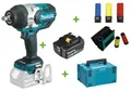 Produktbild: Makita DTW1002Z Akku-Schlagschrauber 18V 1000Nm + 1x Akku 6Ah + Koffer + Zubehör