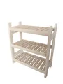 Produktbild: Holzregal Modulares Regal Stapelbar 60x60x43 cm 3 Einlegeböden (HxLxB)