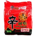 Produktbild: Nong Shim Shin Ramyun (SCHARF) Instantnudeln 120g 5 Packungen