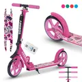 Produktbild: AREBOS Tretroller Kickroller Cityroller Kinderroller Erwachsene Scooter Pink