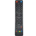 Produktbild: Ersatz Fernbedienung für Sharp TV | LC-24CHE4000EW | LC24CHE4012E | Fernseher Remote Control - Schwarz