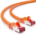 Produktbild: deleyCON 15m Cat6 Netzwerkkabel RJ45 Gigabit 1000 Mbit - Orange