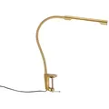 Produktbild: Qazqa Tischleuchte Lionard, LED fest integriert, (nicht austauschbare) LED, Gold/Messing, Modern, Stahl, 1-flammig