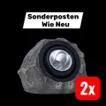 Produktbild: STAR TRADING LED-Solarleuchte Rocky Gartenleuchte Außenwegelicht 2 STÜCK