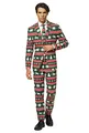Produktbild: OppoSuits Herren Opposuits Erkekler için Noel elbiseleri – Ceket, pantolon ve kravattan oluşur Herrenanzug, Festive Green, 52 EU