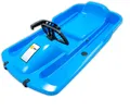 Produktbild: KHW Snow Fox Rodel Schlitten Lenkschlitten Bob Lenkrad Kunststoff iceblue