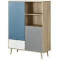 Produktbild: Highboard   ¦ blau ¦ Maße (cm): B: 103 H: 139 T: 40.0