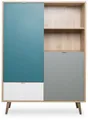Produktbild: Finori Highboard, Sonoma Eiche / Tricolor B x H x T ca. 103 x 139 x 40 cm