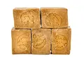 Produktbild: Carenesse Aleppo Seifen Paket Top-Quality 5 Stück 60% Olivenöl 40% Lorbeeröl original Olivenölseife Haarseife vegan handgemacht Naturseife Seife ca. 900-950 Gramm je Paket