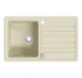 Produktbild: vidaXL Granitspüle, Einbauspüle Einzelbecken Beige