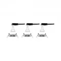Produktbild: PAULMANN EBL Set Nova rd starr LED IP44 3-stepdim 3x6,5W 230V GU10 51mm Eisen geb/Alu