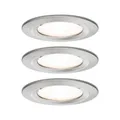 Produktbild: Paulmann Bad-Einbauleuchte 3er Set 19.5W Eisen (gebürstet)