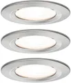 Produktbild: Paulmann EBL Set Nova rd starr LED IP44 3-stepdim 3x6,5W 230V GU10 51mm Eisen ge