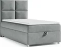 Produktbild: Best for Home Boxspringbett mit Bettkasten Trinity K2-SINGLE 80x200 Bonellfederkern inkl. Topper – Grau