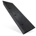 Produktbild: HASKYY Bordsteinrampe Gummi schwarz I Breite: 100 cm I Höhe: 110mm I Rampe Gummikeil Rollstuhlrampe Auffahrrampe Auffahrkeil Auffahrhilfe Türschwellenrampe Autorampe