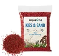 Produktbild: Aquaone Aquarienkies 5 kg Roter Quarzkies (2-3 mm) – Premium Bodengrund für Aquarien