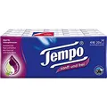 Produktbild: Tempo Tempo Taschentücher sanft und frei, 20 x 9 Papiertaschentücher, 4-lagig, waschmaschinenfest, 0.74 g 830312 Hell 20 Stück (1er Pack)