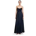 Produktbild: Vera Mont Abendkleid Damen mit Wasserfallausschnitt Material blau L (42)