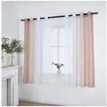 Produktbild: Gardinenbox Gardine (2 St), Ösen, transparent, Voile, Farbverlauf Vertikal »Modena« Voile Raffhalter 10000183 braun 140 cm x 175 cm
