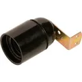 Produktbild: Lampenfassung E27 Schwarz Glatt mit Winkel