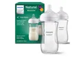 Produktbild: Philips AVENT Babyflasche Natural Response Babyflasche, aus Glas, 2er-Pack, mittlere Durchflussrate