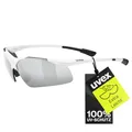 Produktbild: uvex sportstyle 223 - Sportbrille für Damen und Herren - 100% UVA-, B, C Schutz - druckfreier Sitz & perfekter Halt - white/silver - one size