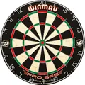 Produktbild: WINMAU Steeldartboard PRO SFB Bristle – Sisal Dartscheibe in Turniergröße mit Zubehör für Profis & Einsteiger
