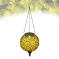 Produktbild: Solarlampe Garten Kugel 20cm Solarleuchte hängend Außen Laterne Solar
