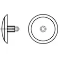 Produktbild: Spax Kunstoff-Abdeckkappen für Spax mit Kopfbohrungweiß