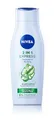 Produktbild: NIVEA 2in1 Express Shampoo & Spülung (400 ml), intensive Haarpflege mit Aloe Vera und Glanz Serum, Haarshampoo & Spülung für schnelle, unkomplizierte Pflege