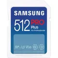 Produktbild: Samsung PRO Plus SDXCTM UHS-I Speicherkarte - 512 GB Weiß