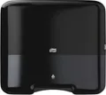 Produktbild: Tork® Handtuchspender Mini 553108, Einzelblattausgabe, für Zickzack- und Lagenfalz, Kunststoff, schwarz 95056