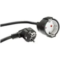 Produktbild: Unitec Schutzkontakt-Verlängerung Kunststoffkabel H05VV-F 3G 1,5 mm2 5 m Schwarz