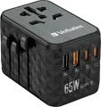 Produktbild: VERBATIM 32120 - USB-Reiseladegerät, 65 W, 1x USB-C PD, 1x USB-A, 1x USB-A QC 3.0