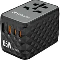 Produktbild: Verbatim UTA-05 GaN III USB Ladegerät 65 W 2x USB-A, 2x USB-C® USB PD, USB PD