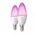 Produktbild: Philips Hue White and Color ambiance E14 - Smarte Lampe Kerzenform Doppelpack - 470