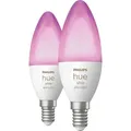 Produktbild: Philips Hue White & Color E14 Doppelpack