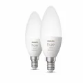 Produktbild: Philips Hue White & Col. Amb. Doppelpack E14 2x320lm